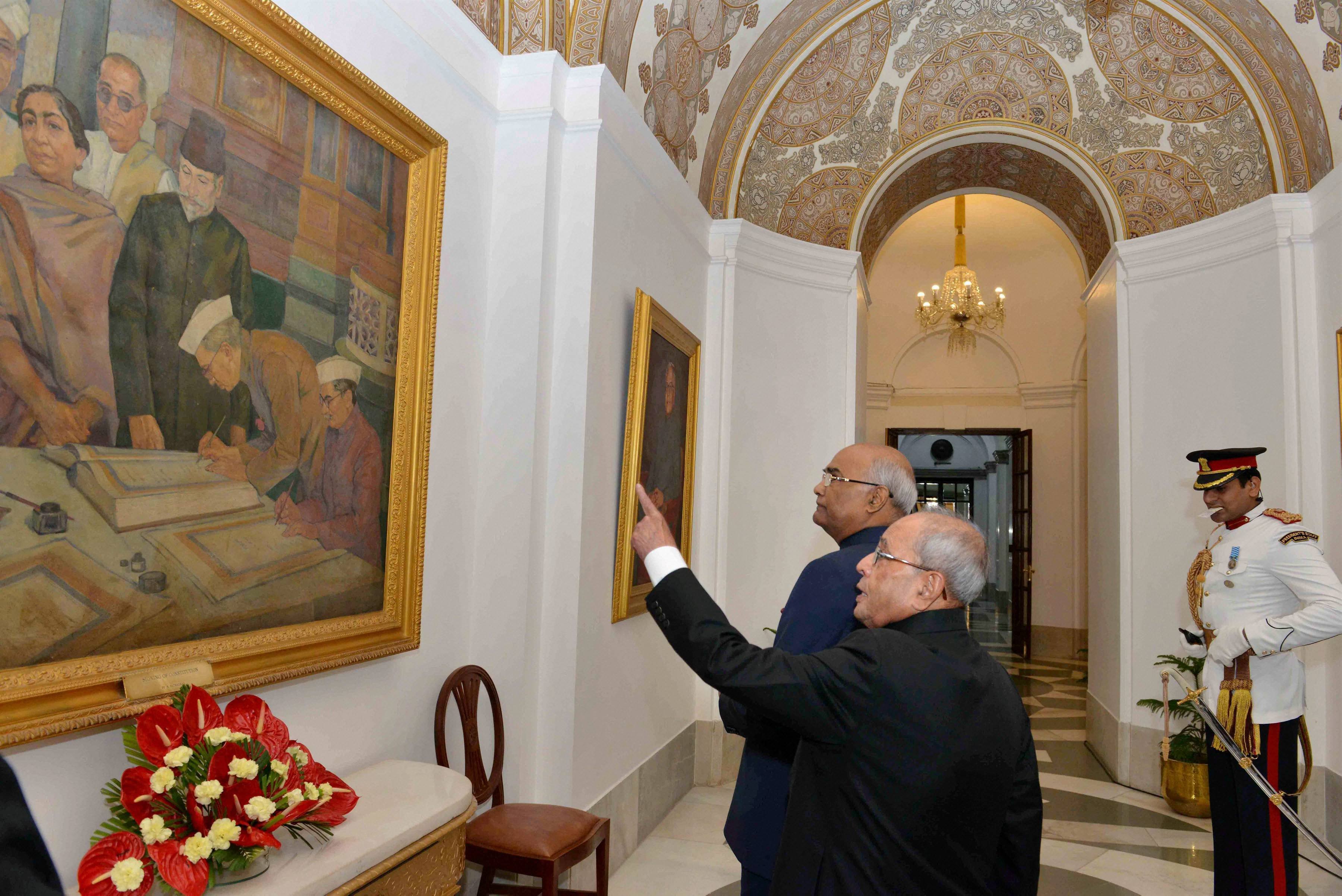 Presidential swearing in ceremony, president swearing in ceremony, president appointment event, where to watch president oath taking, Ram Nath Kovind, 14th president of india, president of india, Pranab Mukherjee, former president, Central Hall of Parliament, BJP, meira kumar, Congress, BJP, India news, Pranab Mukhargee