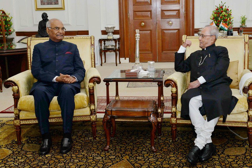 Presidential swearing in ceremony, president swearing in ceremony, president appointment event, where to watch president oath taking, Ram Nath Kovind, 14th president of india, president of india, Pranab Mukherjee, former president, Central Hall of Parliament, BJP, meira kumar, Congress, BJP, India news, Pranab Mukhargee