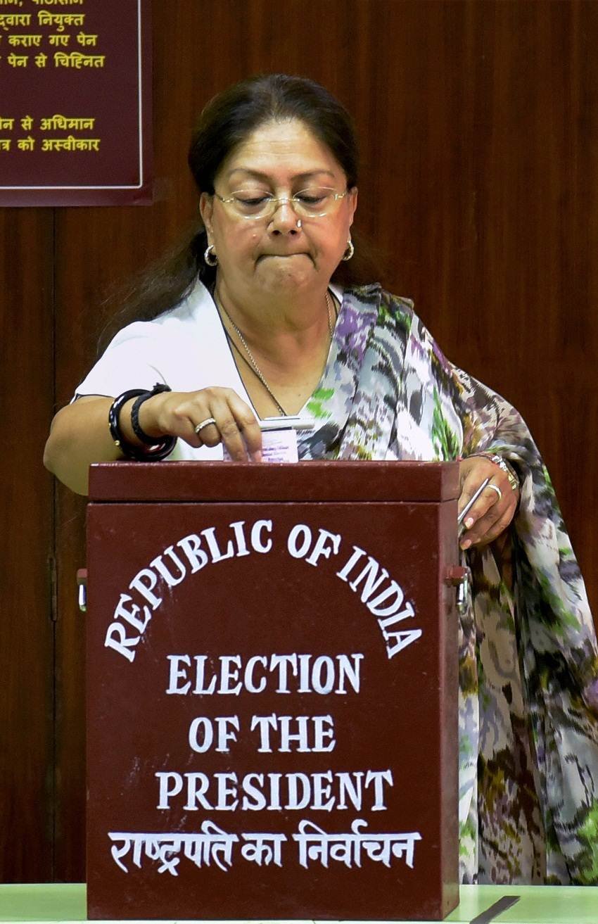 Vasundhara Raje, President Election