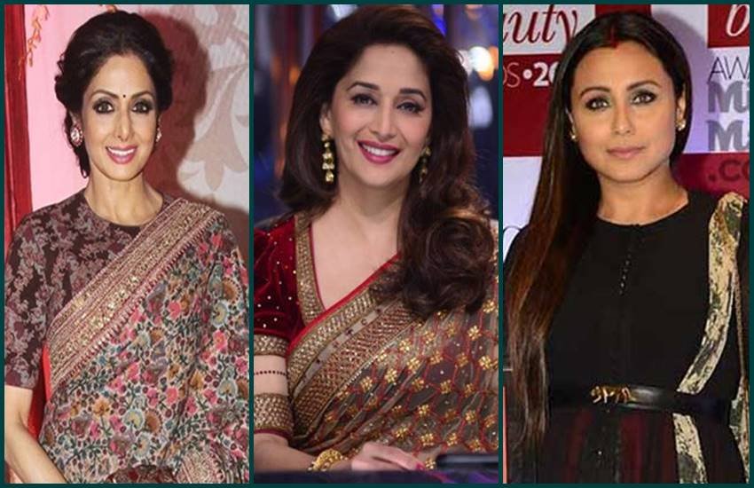 bollywood stars, bollywood actress, bollywood actress with father and son, rommance with son, rommance with father, bollywood interesting facts, bollywood knowledge, bollywood special news, entertainment news, sridevi, madhuri dixit, rani mukherjee, dimple kapadia, amrita singh