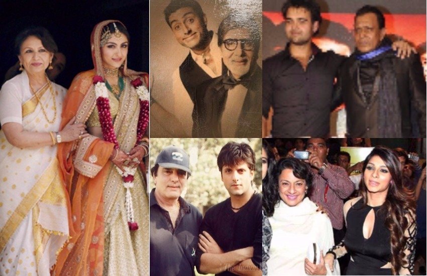 Amitabh Bachchan And Abhishek Bachchan, Mithun Chakravarty And Memoh Chakravarty, Firooz Khan And Fardeen Khan, Tanuja And Tanisha, Amjad Khan And Shadaab Khan, Shatrughan Sinha And Luv Sinha, bollywood star kids, bollywood flop kids, bollywood news, entertainment news, bollywood news in hindi, entertainment news