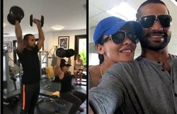 वीडियो: पत्नी आयशा के साथ जिम में शिखर धवन ने जमकर बहाया पसीना, लिखा-टारजन और जेन एक्सरसाइज कर रहे हैं