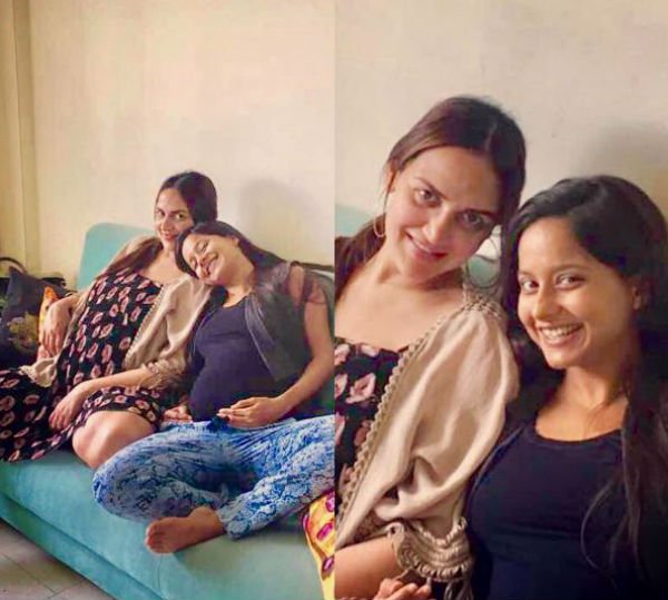 celina jaitely, esha deol, baby bump, pictures, pregnant, pregnancy, dubai, best friends