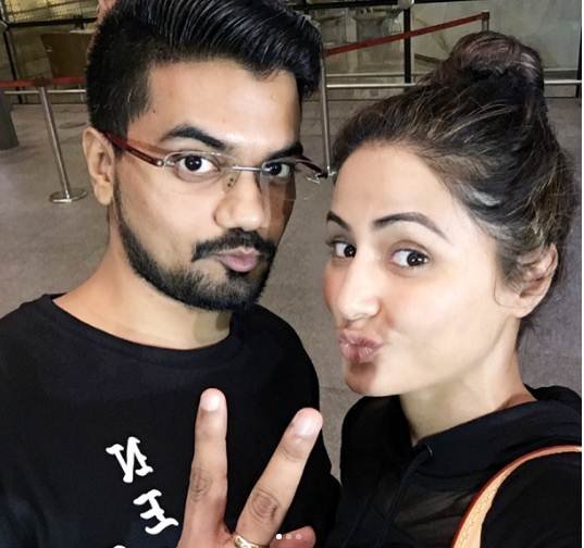 Yeh Rishta Kya Kehlata Hai,Hina Khan,Rocky,Hina Khan boyfriend,Khatron Ke Khiladi,Hina Khan with her Boyfriend, hina khan love affair