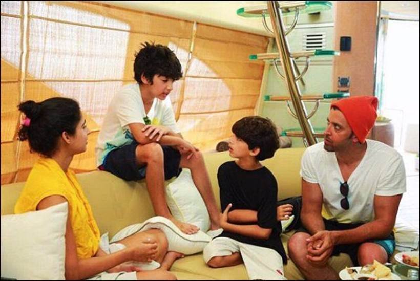 "hrithik roshan, hrithik sussanne sons,hredaan hridhaan images, hrithik roshan sons images, sussanne khan instagram, hrithik roshan instagram, sussanne hrehaan, hrithik hrehaan hridhaan