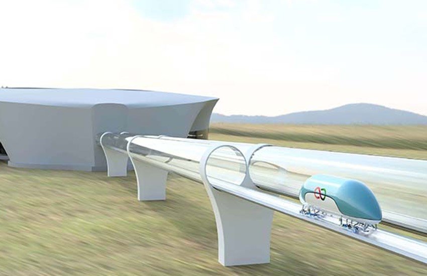 हाइपरलूप तकनीक का एक डिजाइन। (Source: hyperloopindia.in) 
