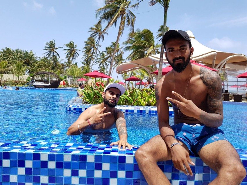 India vs Sri Lanka, Indian cricket team, Sri Lanka Cricket team, Rohit Sharma, Virat Kohli, Shikhar Dhawan, Hardik pandya, Shikhar dhawan, KL rahul, team india, indian cricket team chilling moments