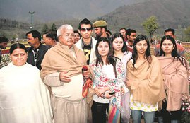 lalu yadav, lalu yadav family, lalu yadav family pic