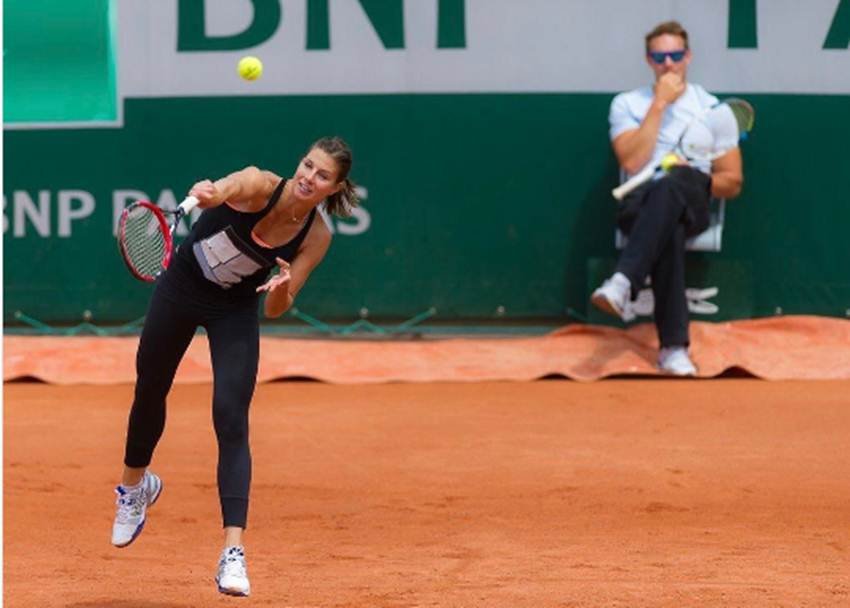 Mandy Minella,Wimbledon,4.5 Months Pregnant,Facebook,Serena Williams
