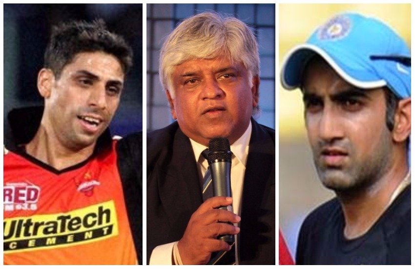 ashish nehra, gautam gambhir, arjuna rangatunga