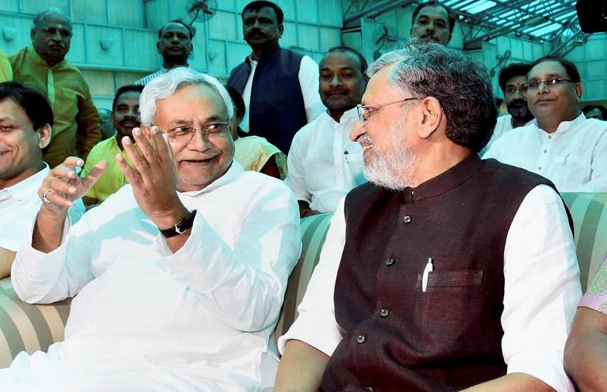 नीतीश कुमार ने बीजेपी के सहयोग से बिहार में बनाई सरकार। (Photo Source: PTI) 