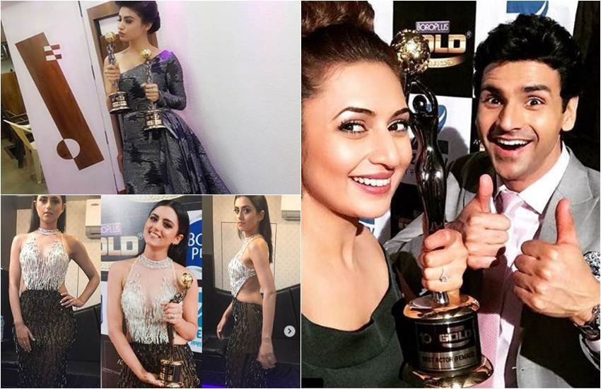 gold awards 2017,zee gold awards 2017,shweta tiwari daughter,palak tiwari,Mouni Roy,Divyanka Tripathi,karan patel,Yeh Hai Mohabbatein,naagin 2,tv stars at gold awards 2017