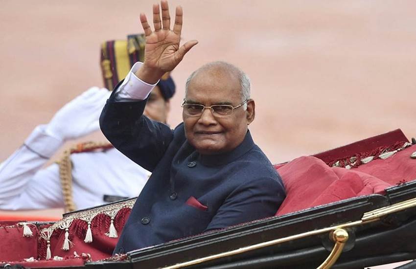 देश के 14वें राष्ट्रपति रामनाथ कोविंद। (Source: PTI)