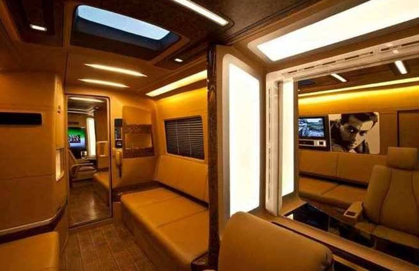 Salman Khan, salman khan vanity van, salman khan luxury vanity van, salman khan vanity van price, salman khan vanity van images, salman khan vanity van pics, salman khan vanity van interior, vanity van of salman khan photo, vanity van inside photos