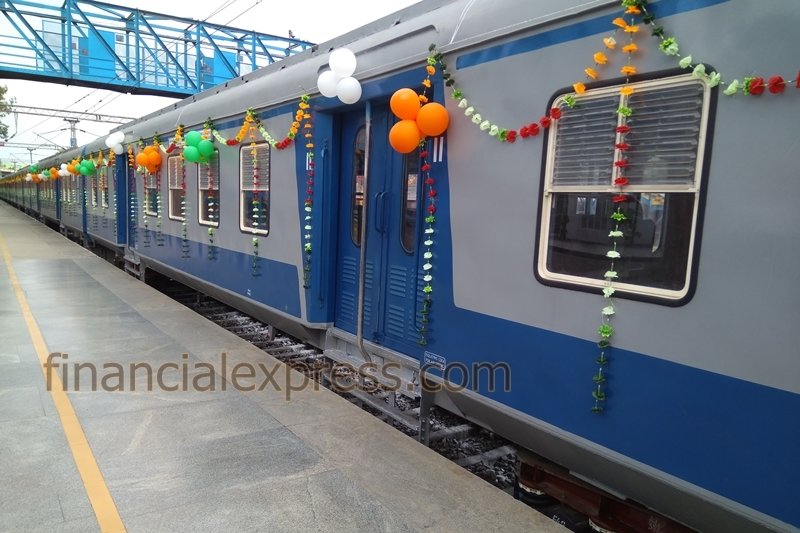 solar power train, solar power train in india, solar power train indian railways, india first solar power train, solar power DEMU, indian railway solar power, suresh prabhu