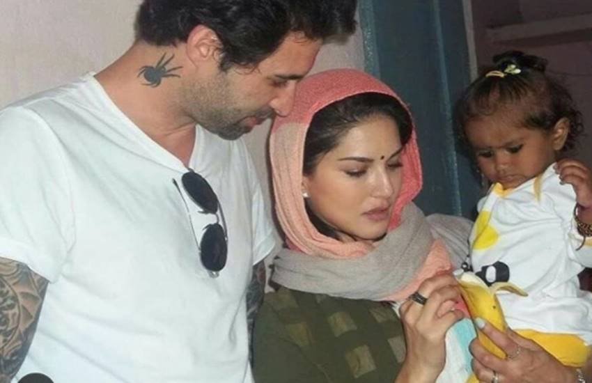 Sunny Leone, Daniel Weber, Sunny Leone and husband Daniel Weber, baby girl nisha kaur weber, nisha learnt news word of english, see pictures of sunny leone with baby girl nisha, Sunny Leone, Daniel Weber
