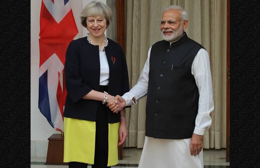 narendra modi namaste, prime minister narendra modi, narendra modi, narendra modi greetings, narendra modi with foreign ministers, modi with female politicians, modi with theresa may, modi with melania trump