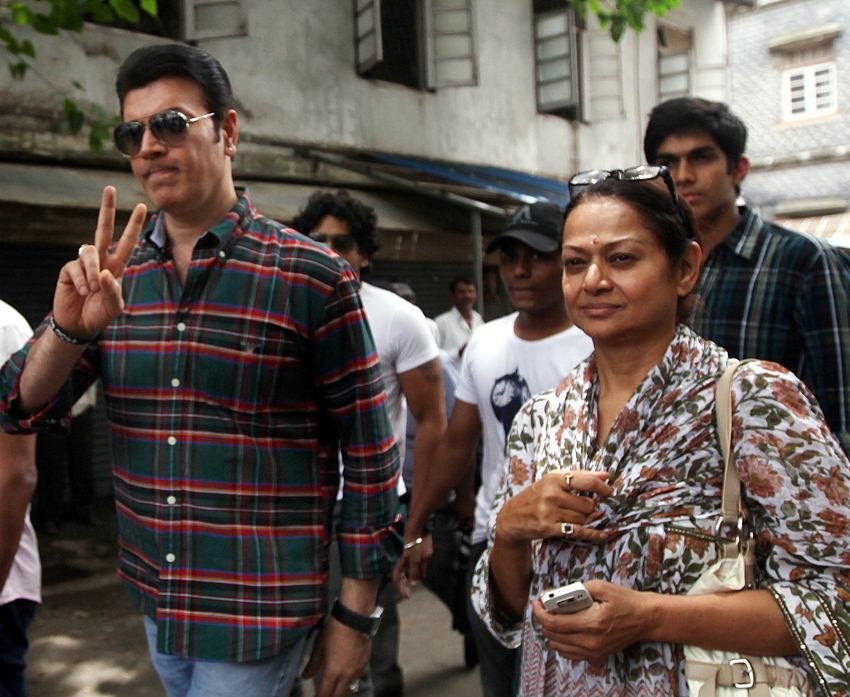 Zarina wahab, Aditya Pancholi, Dev Anand