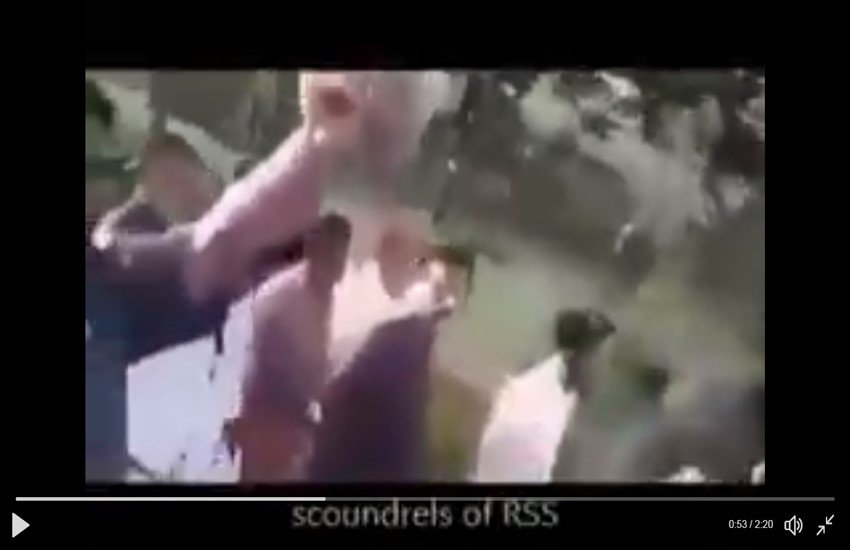 तस्वीर वीडियो का स्क्रीनशॉट है।