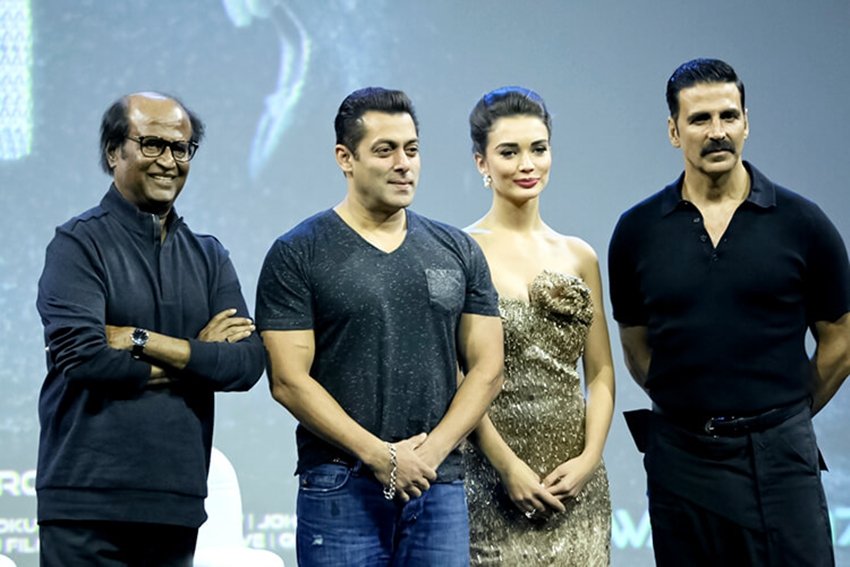 Akshay Kumar, Salman Khan and Amy Jackson with Rajanikant, Rajanikant, Rajanikant With celebs, Rajanikant New Pics, Rajanikant Photos, Rajanikant with Bollywood Stars, Rajanikant with Fans, Actor Rajanikant with Fans, Superstar Rajanikant, Superstar Rajanikant Pics, Rajanikant with celebrities, Bollywood Superstar Rajanikant Pics, ollywood Superstar Rajanikant with Fans, Photo Gallery, Jansatta