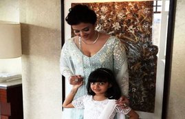 Aishwarya Rai Bachchan, aishwarya rai bachchan iffm 2017, Aaradhya, Aishwarya's daughter Aaradhya, aishwarya at iifm 2017, IFFM 2017, entertainment news, Hindi news, jansatta