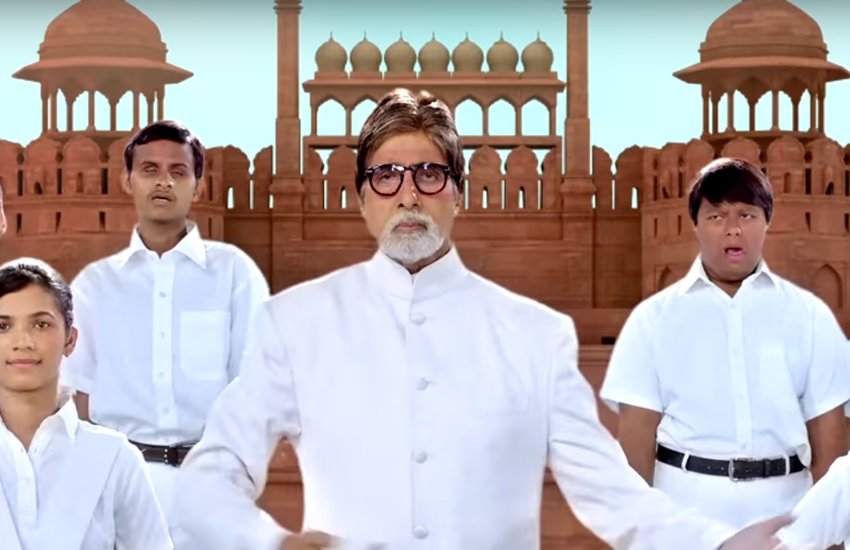Amitabh Bachchan, National Anthem, Specially Abled Children, Big B National Anthem, National Anthem for Deaf, National Anthem for Blinds