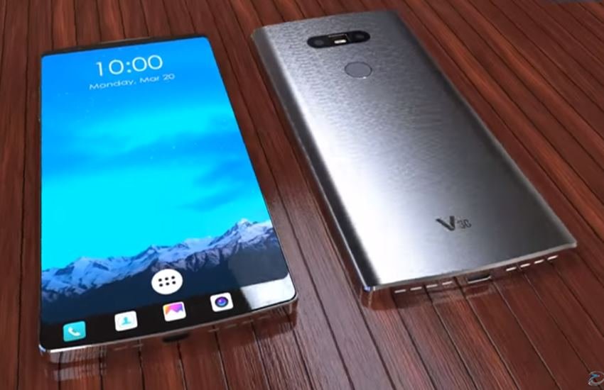 LG V30+ में कई खास फीचर मिलने की उम्मीद है। (Source: YouTube/TechConfigurations)
LG V30+ में कई खास फीचर मिलने की उम्मीद है। (Source: YouTube/TechConfigurations)