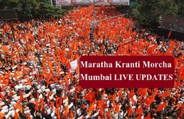 Maratha Kranti Morcha, Maratha Kranti Morcha mumbai, Maratha Kranti Morcha mumbai live, maratha aarakshan