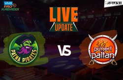 Pro Kabaddi 2017, पटना पाइरेट्स vs पुणेरी पलटन: PNP ने 47-42 से की जीत दर्ज