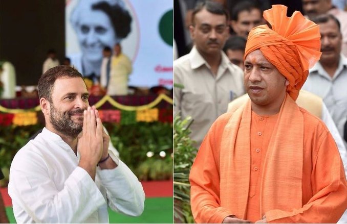 राहुल गांधी गोरखपुर कांड पीड़ितों से मिले, योगी ने दौरे से पहले कसा था तंज