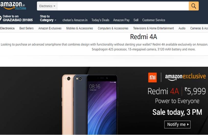 Redmi 4a Sale Today Amazon