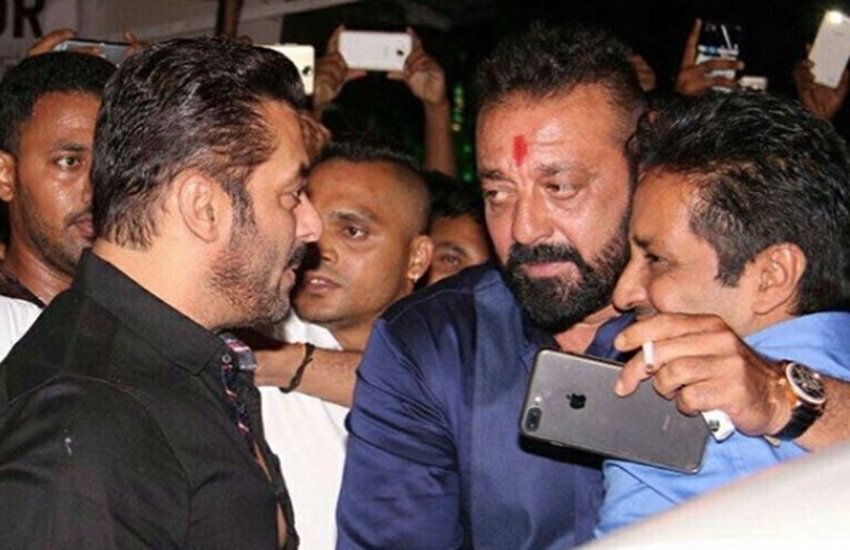 Sanjay Dutt, Salman Khan, Ganesh Chaturthi 2017, Pictures, HD Photos, Images, Ganpati, Sanjay Dutt and Salman Khan, Sallu and Sanju, Sanju baba Pics