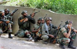 Army soldiers, militant, Shopian encounter, jammu and kashmir