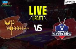 Pro Kabaddi 2017, यूपी योद्धा vs हरियाणा स्टीलर्स: अंतिम क्षणों में HAR ने पलटा पासा