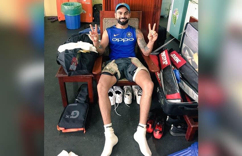 Team India, 1st ODI India vs Sri Lanka at Dambulla, captain Virat Kohli sit on this chair, Virat Kohli, Virat Kohli chair, virat kohli photo, BCCI, India vs Sri Lanka