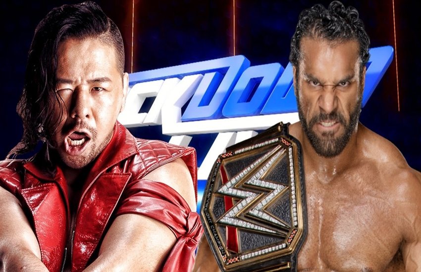 WWE चैम्पियन जिंदर महल और जापानी पहलवान शिंसुके नाकामुरा।