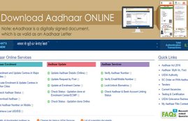 aadhar, UIDAI