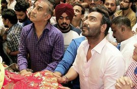 Ajay Devgn, ganesh chaturthi, ajay devgan pray to lord ganesha, ajay devgan film Baadshaho, Ajay Devgn, ganesh chaturthi, ajay devgan pray to lord ganesha, ajay devgan film Baadshaho