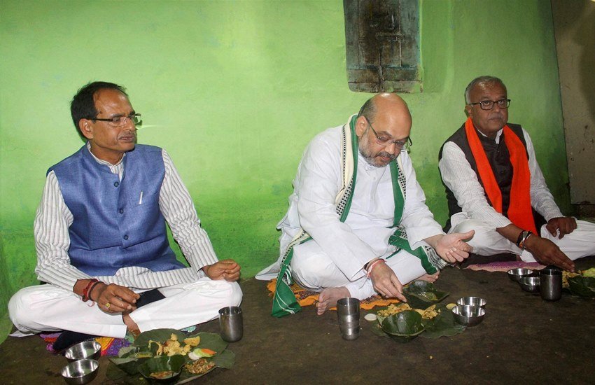amit shah, bhopal, shivraj singh chauhan