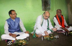 खुले में शौच मुक्त भोपाल की अमित शाह के सामने ही खुली पोल: कांग्रेस