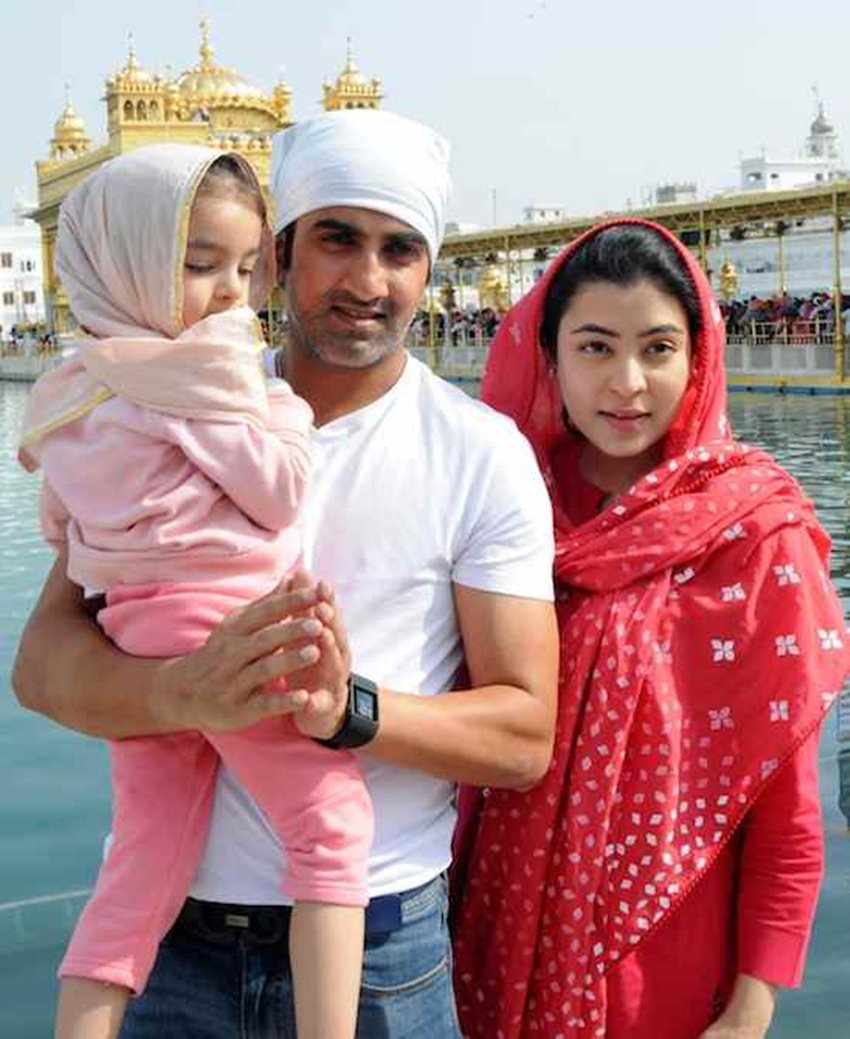 "Gautam Gambhir's daughter name, gautam gambhir tweet, gautam gambhir daughter name meaning, Aazeen and Anaiza, Aazeen and Anaiza