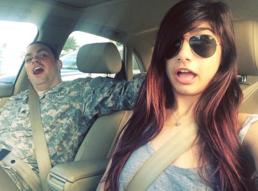 Former porn star Mia Khalifa, ISIS threatened porn star Mia Khalifa, ISIS threatened behead mia khalifa, Daily Mail mail report, radio interview with The Sports Junkies, You can’t show weakness"