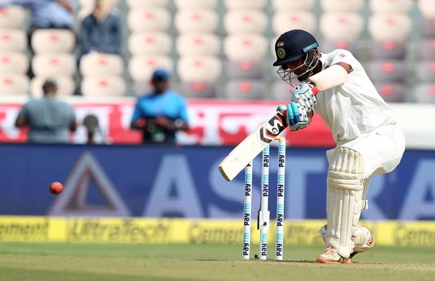 भारतीय टीम के बल्लेबाज चेतेश्वर पुजारा। 