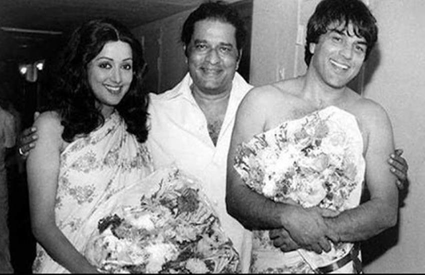 शोले की शूटिंग के दौरान इन दोनों की एक ऐसी बोल्ड तस्वीर वायरल हुई, जिसने बॉलीवुड में महीनों तक हंगामा मचाए रखा।( फोटो सोर्स- यू-ट्यूब)