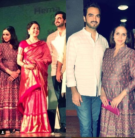 esha deol, esha deol godh bharai, esha deol pregnancy, esha deol marriage, esha deol bharath takthani, esha deol family, esha deol wedding, esha deol latest, esha deol pregnancy photos
