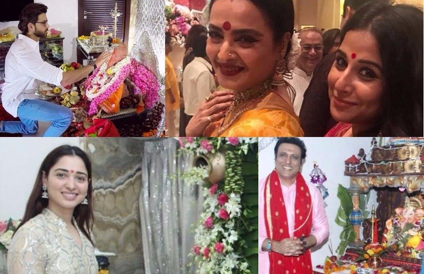 govinda, hritik roshan, bollywood star, stars celebrating ganesh chaturthi, see pictures of bollywood stars, bollywood stars ganesh chaturti picturesm govinda ganesh chaturti pictures