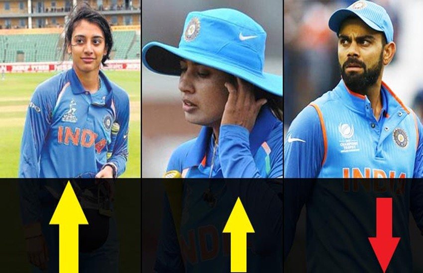  मंधाना के बाद भारतीय महिला क्रिकेट टीम की कप्तान मिताली राज ने भी कोहली को इस रेस में पछाड़ा है। (फाइल फोटो)