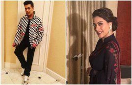 Karan Johar, Kajol, Yash Johar, Roohi Johar