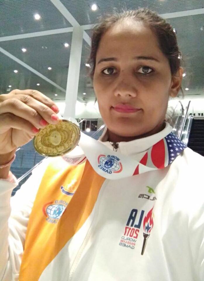 world police boxing competition 2017: kavita chahal won gold medal do you know who is behind her success, kavita chahal won gold medal, boxer kavita chahal, world police boxing competition, world police boxing competition 2017 news, sports news, jansatta news, India news, boxing competition news, India news, latest news, sudhir kumar