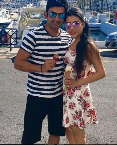 "Gautam Gambhir's daughter name, gautam gambhir tweet, gautam gambhir daughter name meaning, Aazeen and Anaiza, Aazeen and Anaiza